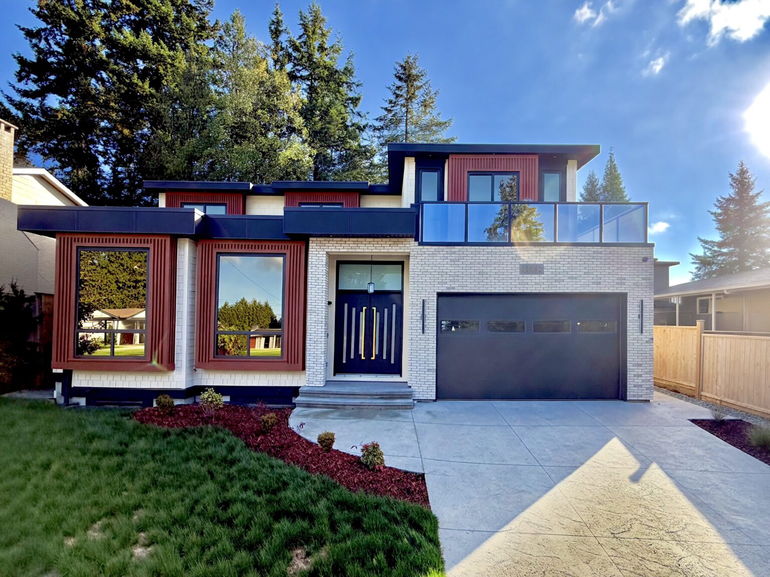 Exterior of the rental home